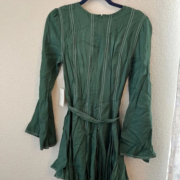 Tularosa NICOLE LONG SLEEVE MINI DRESS sycamore green - Picture 10 of 12
